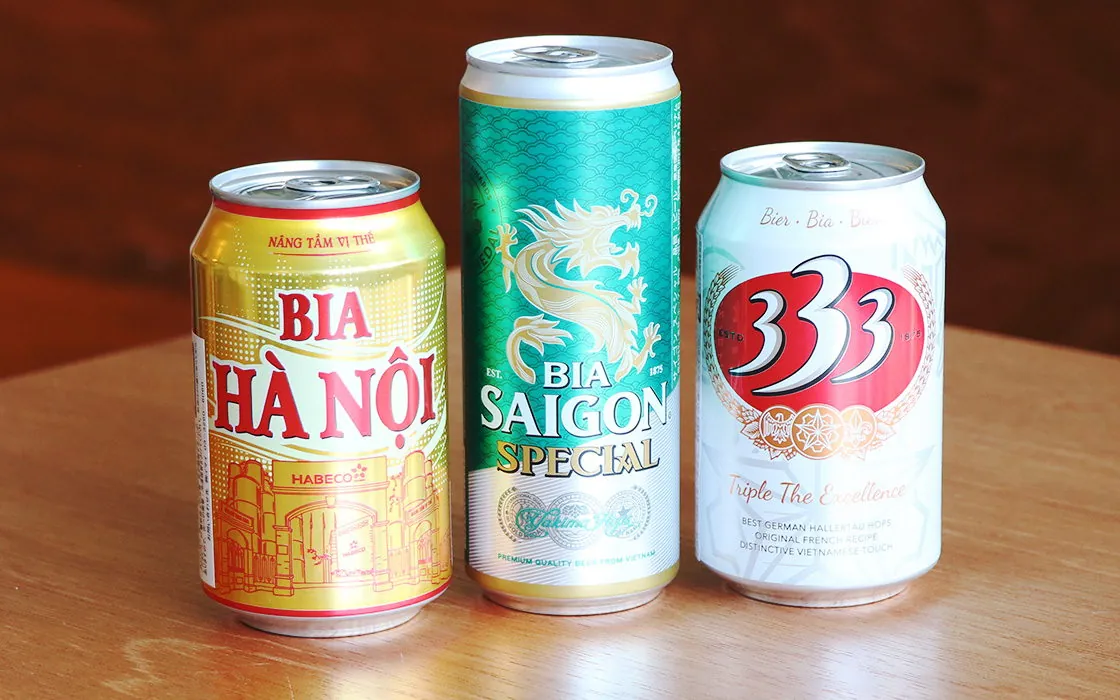 ベトナムビール(ハノイ・サイゴン・333)